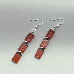 Elegant Amber Earrings